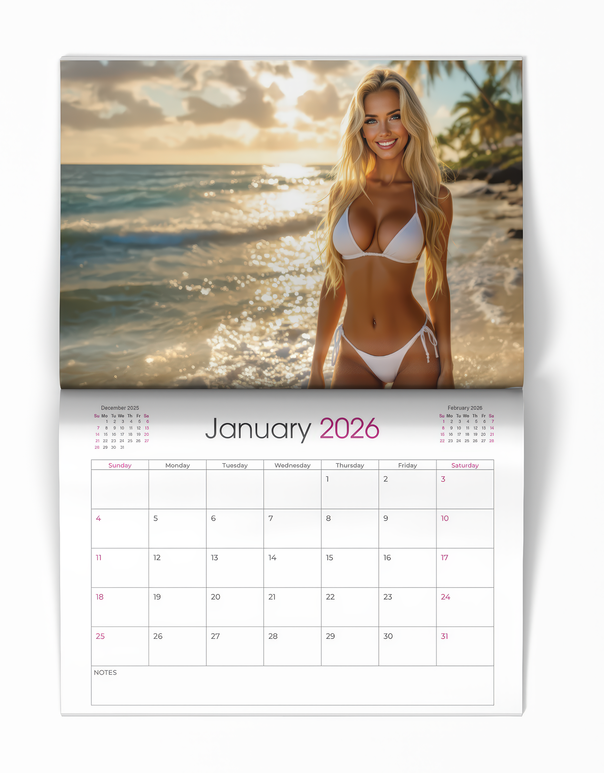 2026 Bikini Calendar – All-American Girls